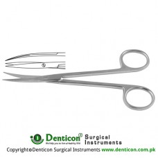 Metzenbaum-Fino Delicate Dissecting Scissor Curved - Sharp/Sharp Slender Pettern Stainless Steel, 14.5 cm - 5 3/4"